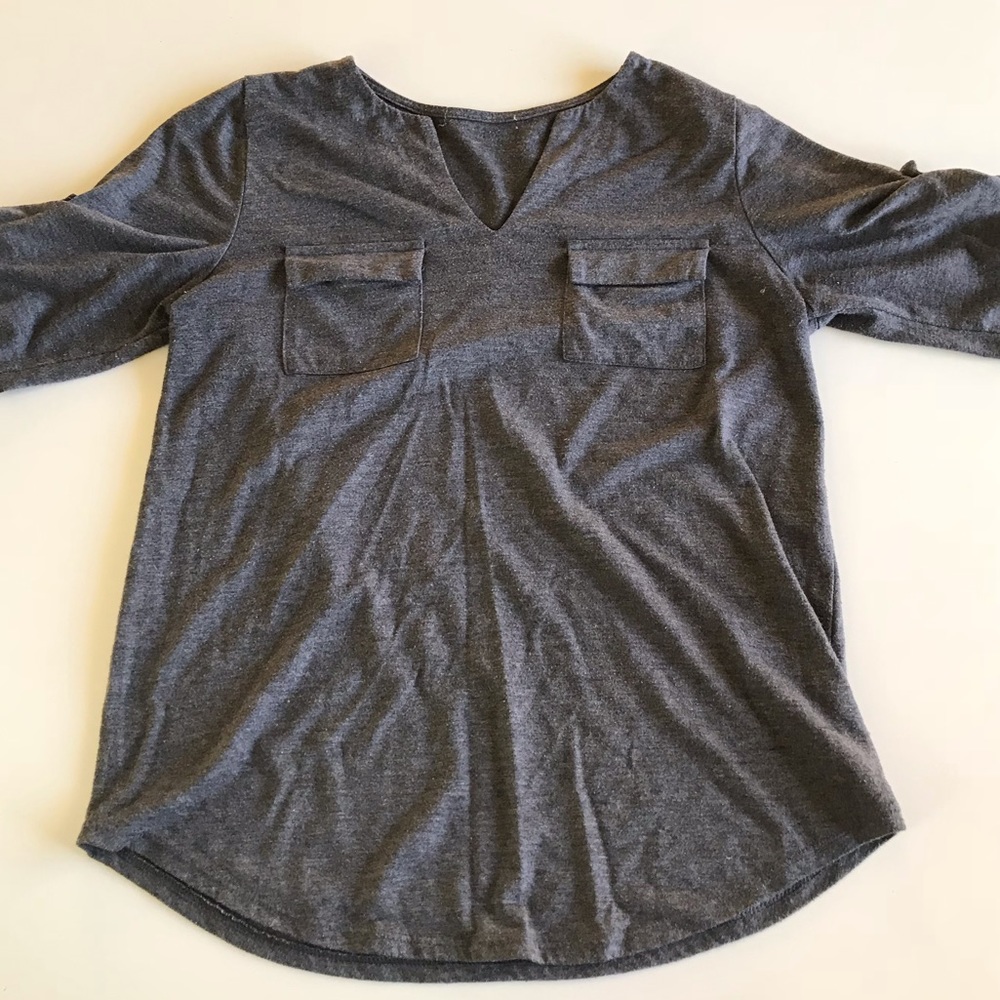Grey 1/2 sleeve top